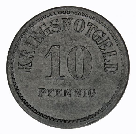 10 fenigów 1917 Usingen Hesja (2)