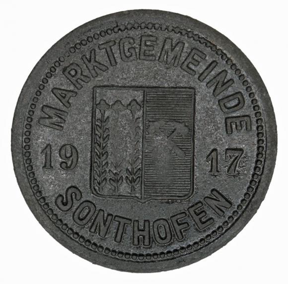 50 fenigów 1917 Sonthofen Bawaria (1)