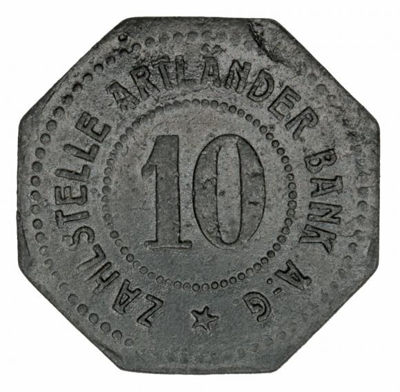 10 fenigów 1917 Quakenbruck Hanower (2)