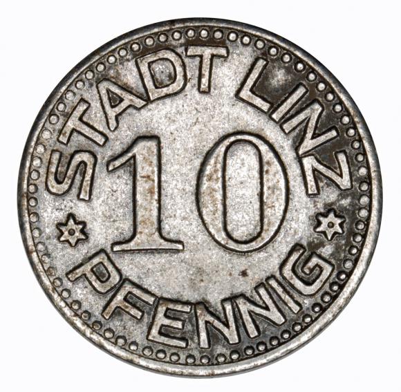 10 fenigów Linz Nadrenia (1)