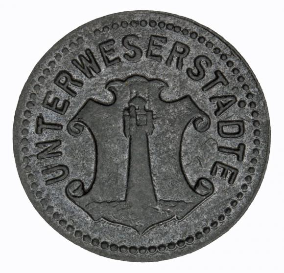 5 fenigów 1919 Unterweserstadte (1)