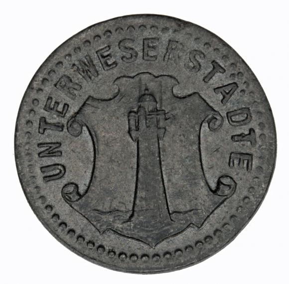 10 fenigów 1919 Unterweserstadte (1)