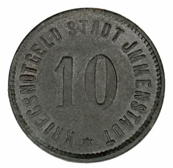 10 fenigów Immenstadt Bawaria (1)