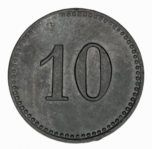 10 fenigów 1919 Tangermunde Saksonia (2)