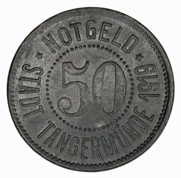 50 fenigów 1919 Tangermunde Saksonia (1)