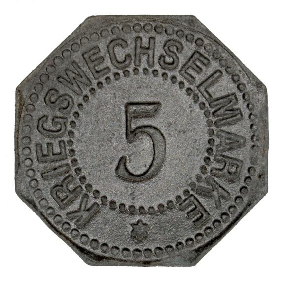 5 fenigów 1917 Bergdorf (2)