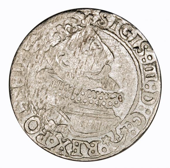 Szóstak 1625 Zygmunt III Waza Kraków (1)