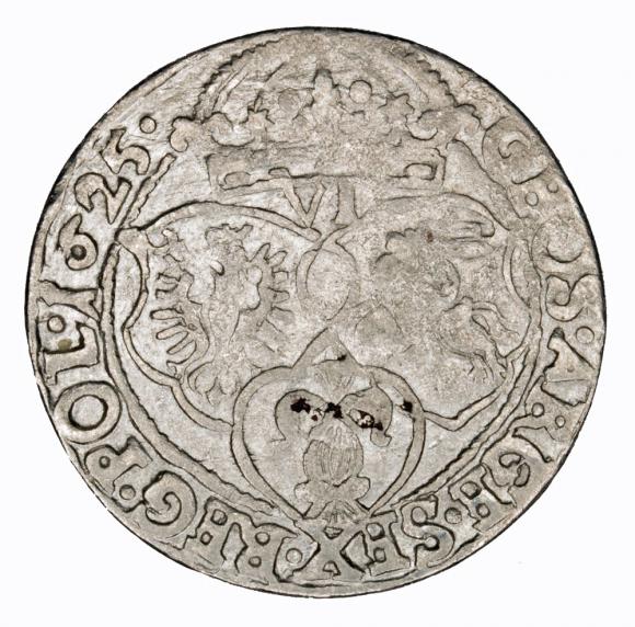 Szóstak 1625 Zygmunt III Waza Kraków (2)