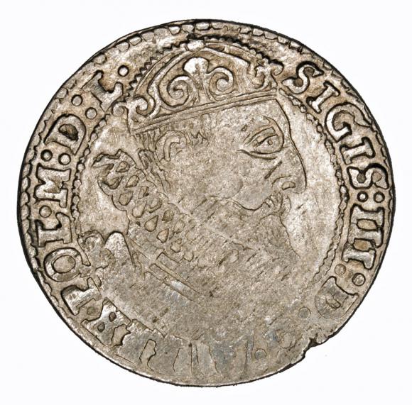 Szóstak 1627 Zygmunt III Waza Kraków (1)