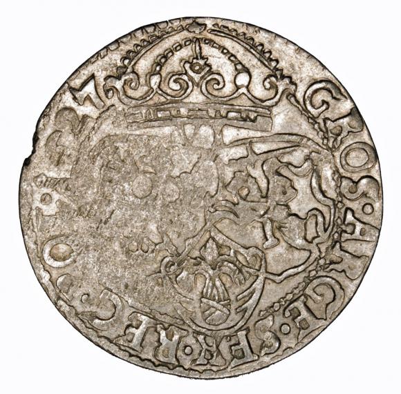 Szóstak 1627 Zygmunt III Waza Kraków (2)