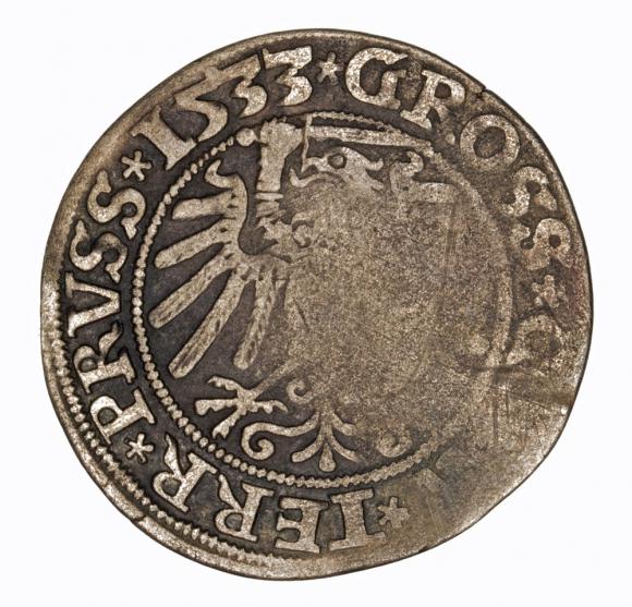 Grosz pruski 1533 Zygmunt I Stary Toruń (2)