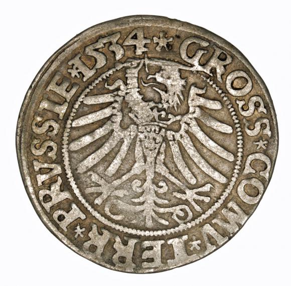 Grosz pruski 1534 Zygmunt I Stary Toruń (2)