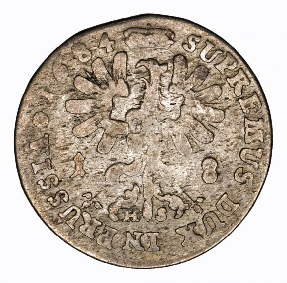 Ort 1684 Fryderyk Wilhelm Prusy Królewiec (2)