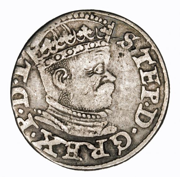 Trojak 1586 Stefan Batory Ryga (1)