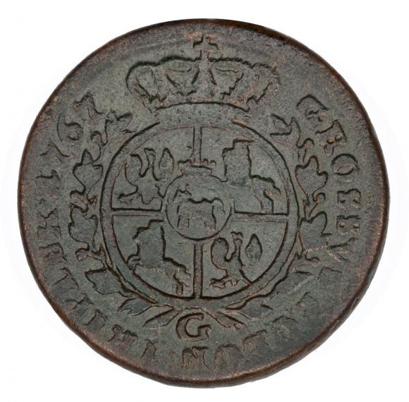 Trojak 1767 Stanisław August Poniatowski Warszawa (2)