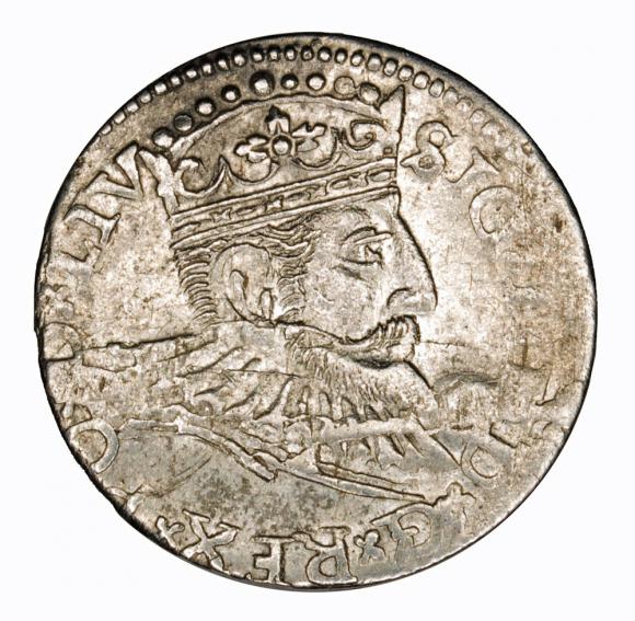 Trojak 1593 Zygmunt III Waza Ryga (1)