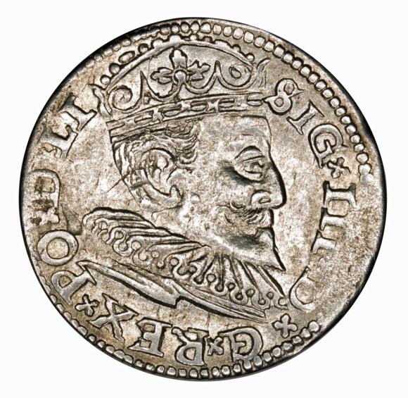 Trojak 1594 Zygmunt III Waza Ryga (1)
