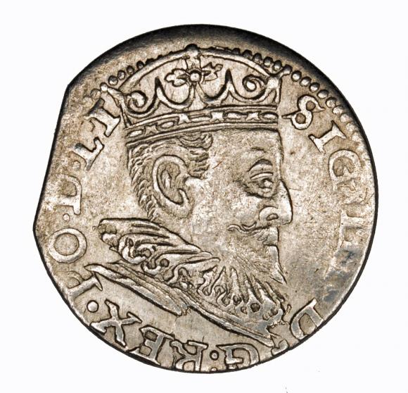 Trojak 1595 Zygmunt III Waza Ryga (1)