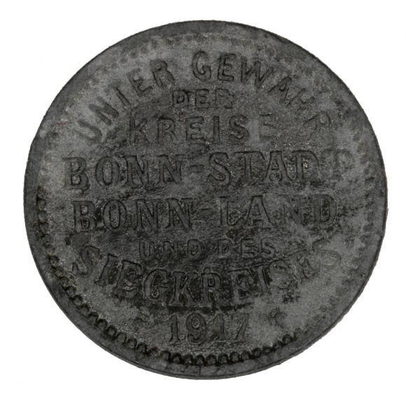 5 fenigów 1917 Bonn Nadrenia (1)