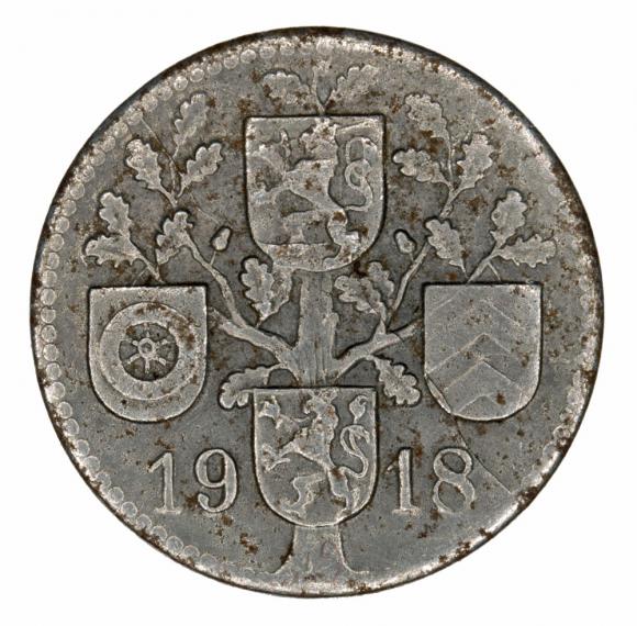 10 fenigów 1918 Dieburg Hesja (2)