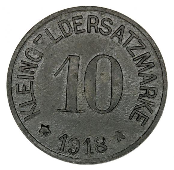 10 fenigów 1918 Hof Bawaria (2)