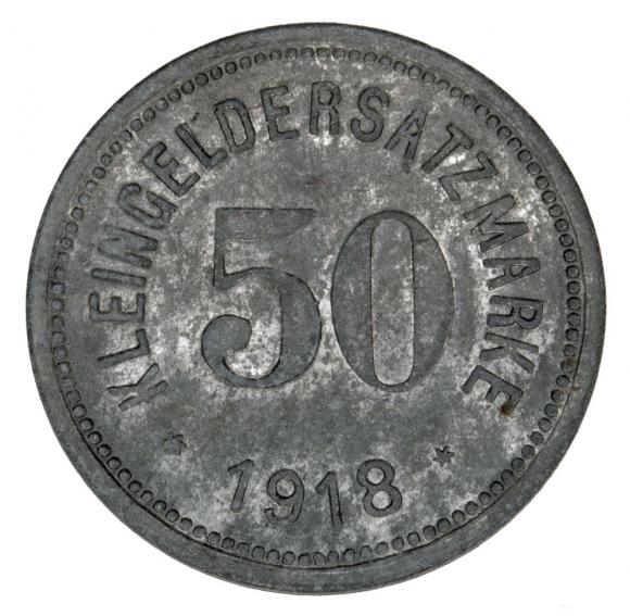 50 fenigów 1918 Hof Bawaria (2)