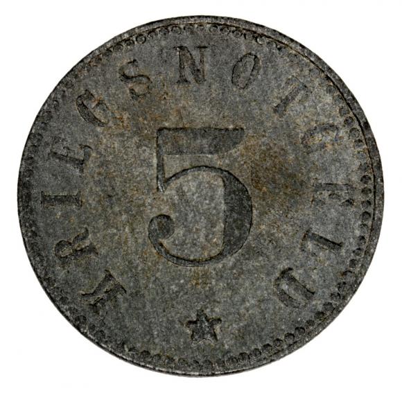 5 fenigów 1920 Zwiesel Bawaria (2)