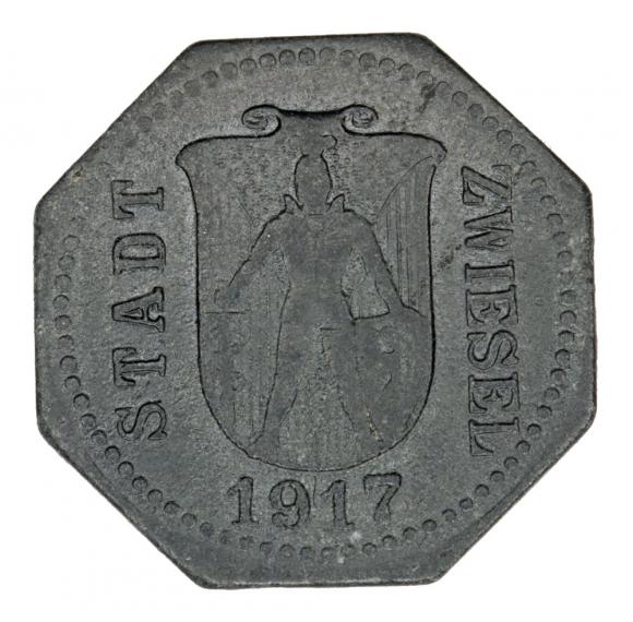10 fenigów 1917 Zwiesel Bawaria (1)