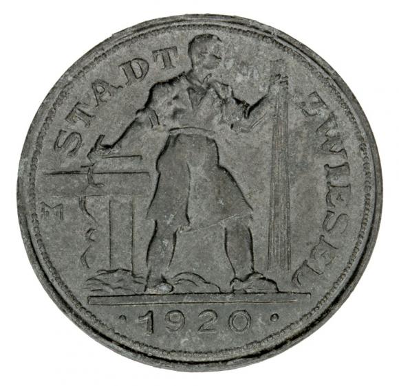 10 fenigów 1920 Zwiesel Bawaria (1)