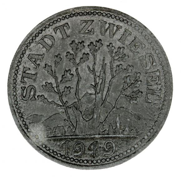 20 fenigów 1919 Zwiesel Bawaria (1)