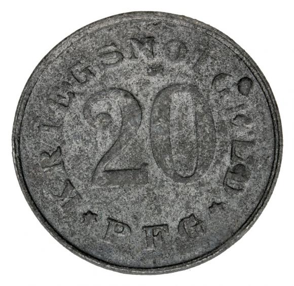 20 fenigów 1920 Zwiesel Bawaria (2)