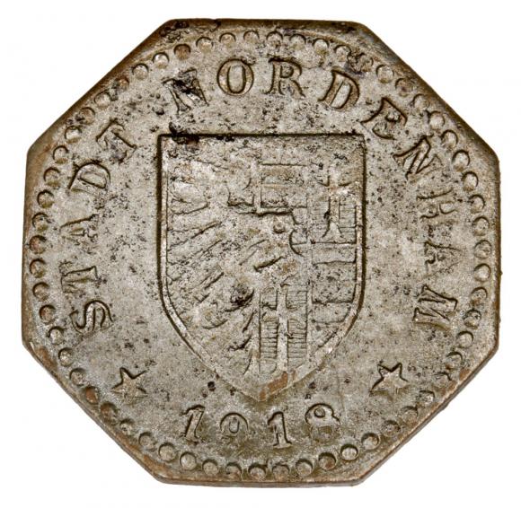 10 fenigów 1918 Nordeham Oldenburg (1)