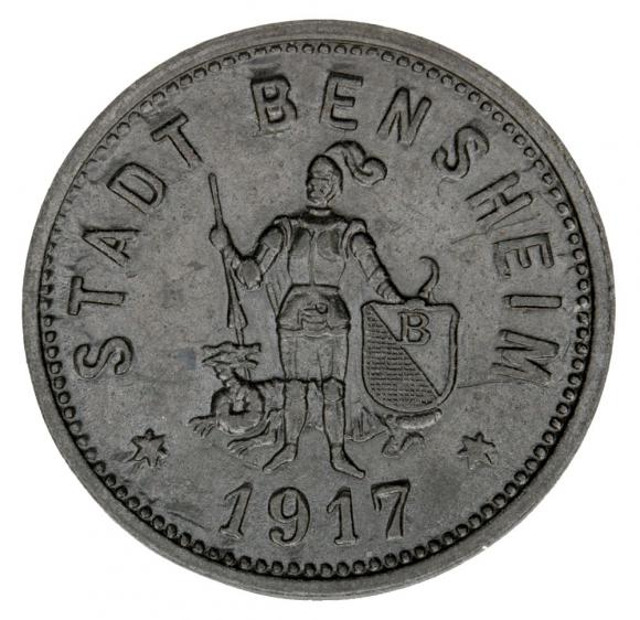 50 fenigów 1917 Bensheim Hesja (1)