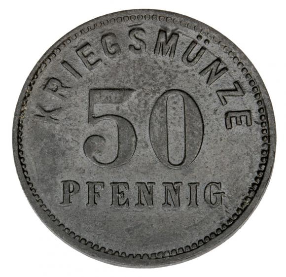 50 fenigów 1917 Bensheim Hesja (2)