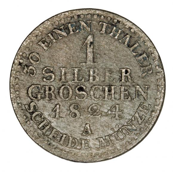 1 grosz srebrny 1824 Fryderyk Wilhelm III Niemcy Prusy Berlin A (2)