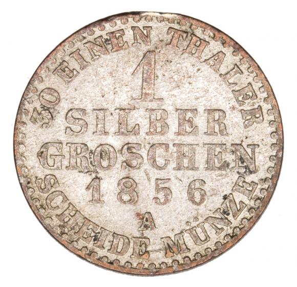 1 grosz srebrny 1856 Fryderyk Wilhelm IV Niemcy Prusy Berlin A (2)