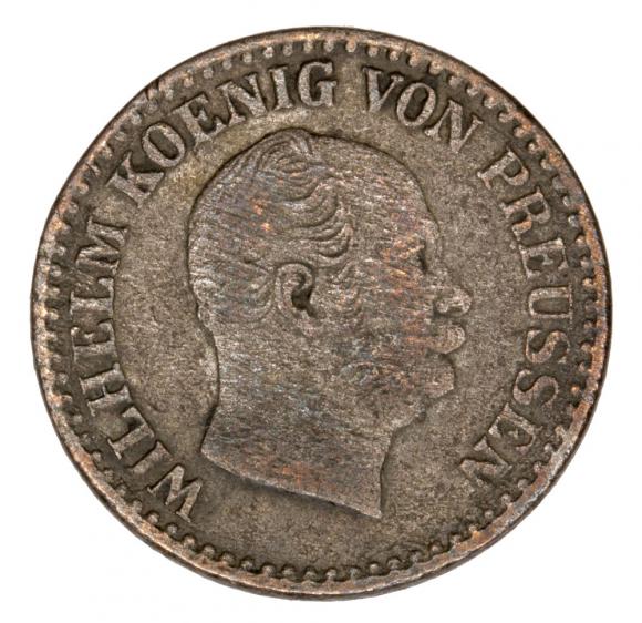 1 grosz srebrny 1862 Wilhelm I Hohenzollern Niemcy Prusy Berlin A (1)