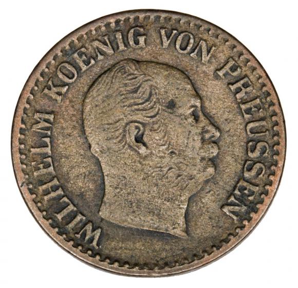 1 grosz srebrny 1865 Wilhelm I Hohenzollern Niemcy Prusy Berlin A (1)