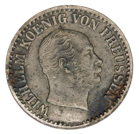 1 grosz srebrny 1870 Wilhelm I Hohenzollern Niemcy Prusy Berlin A (1)