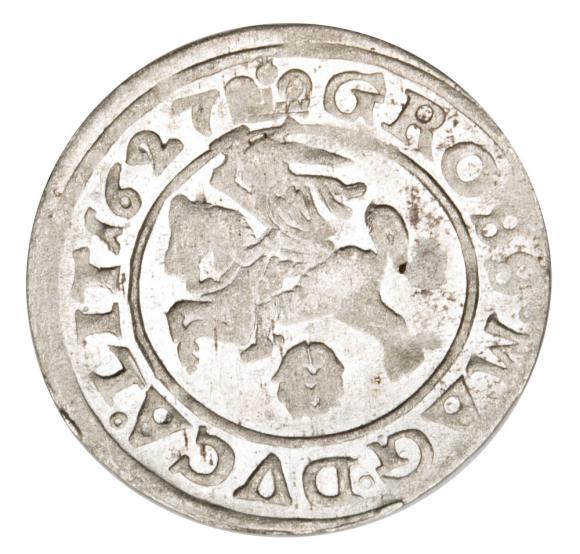 Grosz 1627 Zygmunt III Waza Wilno (2)