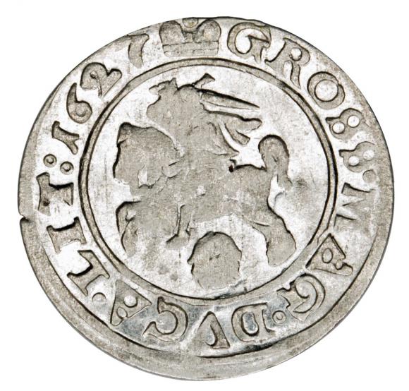Grosz 1627 Zygmunt III Waza Wilno (2)