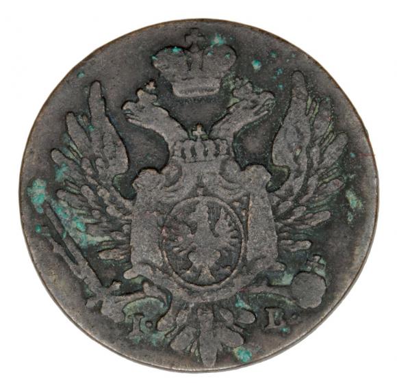 1 grosz 1822 Aleksander I Romanow Królestwo Polskie Warszawa (2)