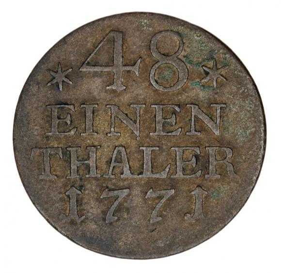 1/48 talara 1771 Fryderyk II Wielki Niemcy Prusy Berlin (1)
