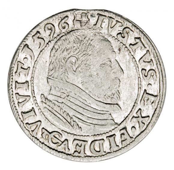 Grosz 1596 Jerzy Fryderyk Prusy Królewiec (1)