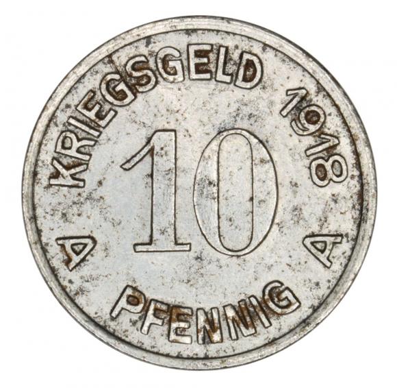 10 fenigów 1918 Ludenscheid Westfalia (2)