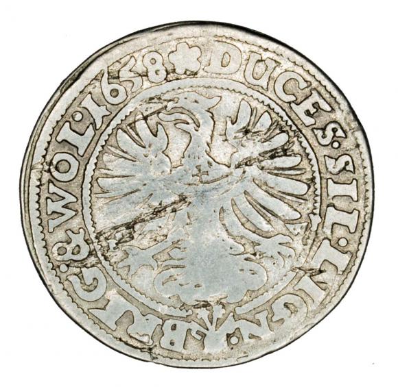 3 krajcary 1668 Jerzy III Ludwik IV Chrystian Księstwo Brzesko Legnicko Wołowskie Brzeg  (2)