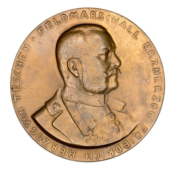 Medal 1914 Fryderyk Wilhelm Cieszyński Księstwo Cieszyńskie (1)