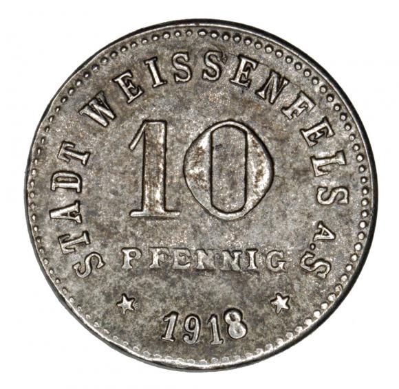 10 fenigów 1918 Weissenfels Saksonia (2)
