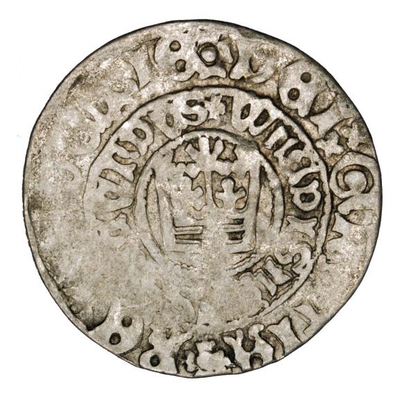Grosz praski Władysław II Jagiellończyk Czechy (1)
