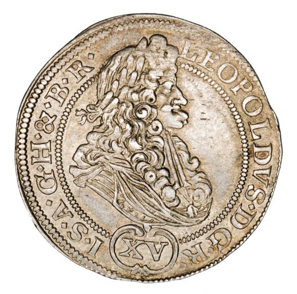 15 krajcarów 1694 Leopold I Habsburg Wrocław (1)
